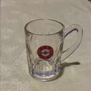 A & W Vintage Root Beer Clear Glass Mug